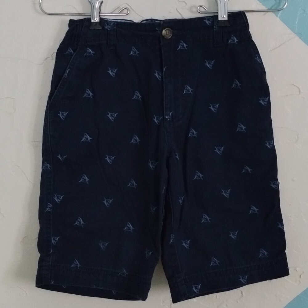 Faded Glory Navy Blue Shark Shorts